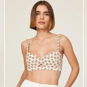 Tory Burch Printed Bra Top